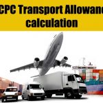 7th CPC Transport Allowance & calculation