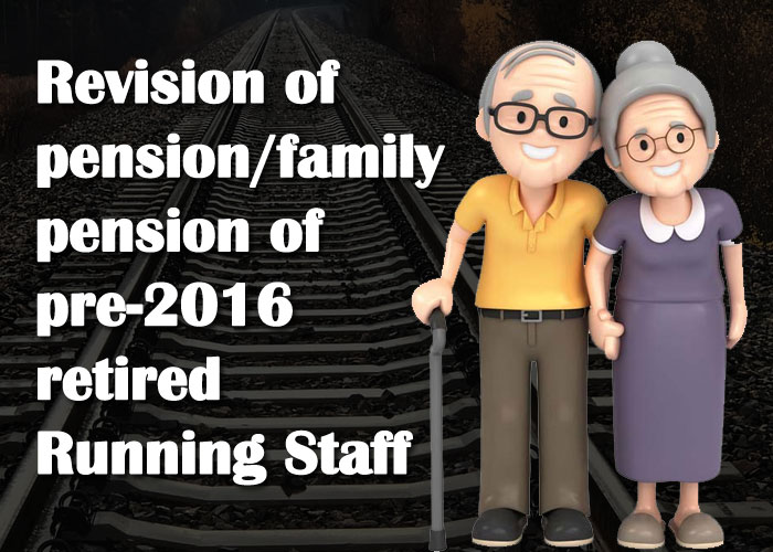 7th pay commission latest news for railway pensioners pre-2016 retired Running Staff