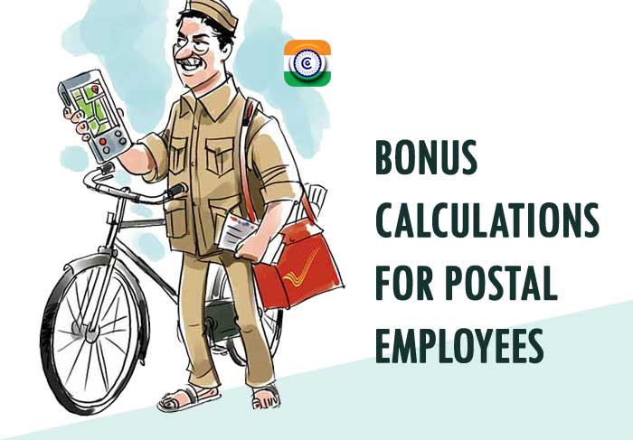 Bonus calculations for Postal employees