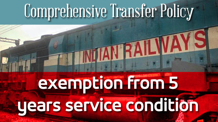 Comprehensive Transfer Policy Indian Railways