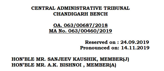 Promotion-MACP-Grade-Pay-CAT-Chandigarh-judgement