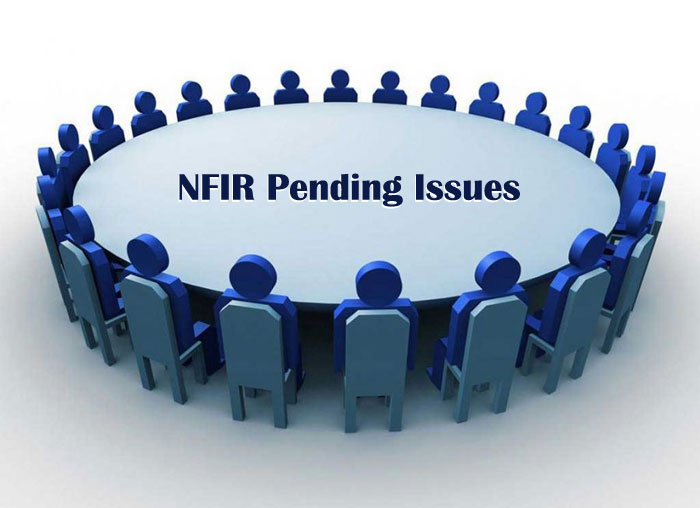 NFIR Pending Issues