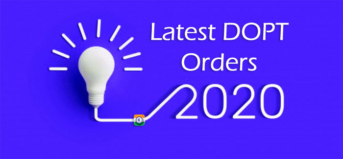 latest dopt orders 2020