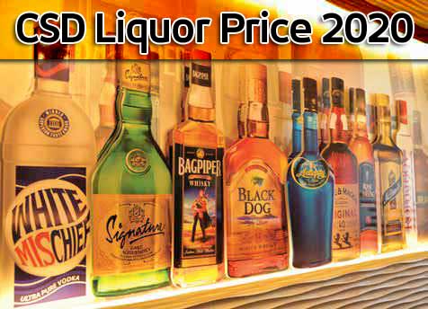 Csd Price 2020 Csd Premium Whisky Price Csd 2020