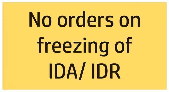 No order for central government pensioners to freeze IDA / IDR -DOT Clarification