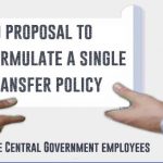 single transfer policy for the Central Government employees