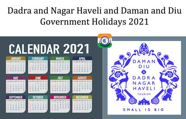 Dadra and Nagar Haveli and Daman and Diu Government Holidays 2021