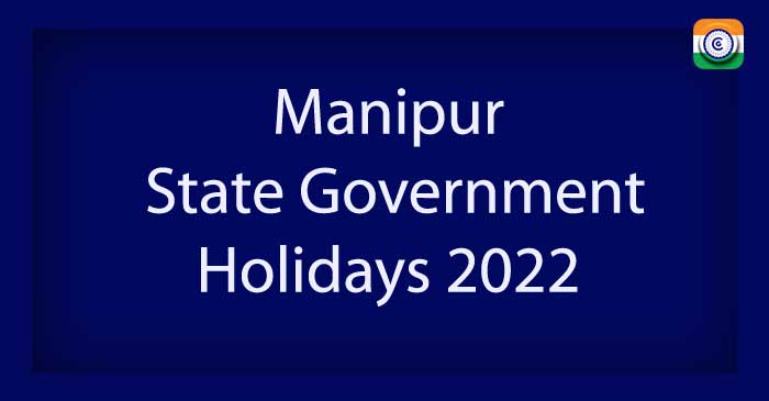 Manipur Government Holiday List 2022 PDF Download | Manipur Public ...