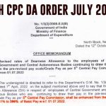 5th CPC DA Order July 2022