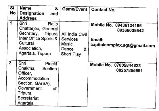 All India Civil Services Music, Dance and Short Play Competition 2022-2023 - DoPT