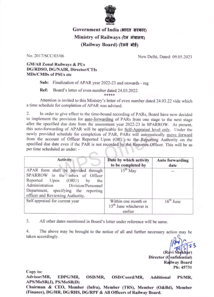 Auto-forwarding of PARs from one stage to the next stage after the specified due date from the assessment year 2022-2023 in SPARROW