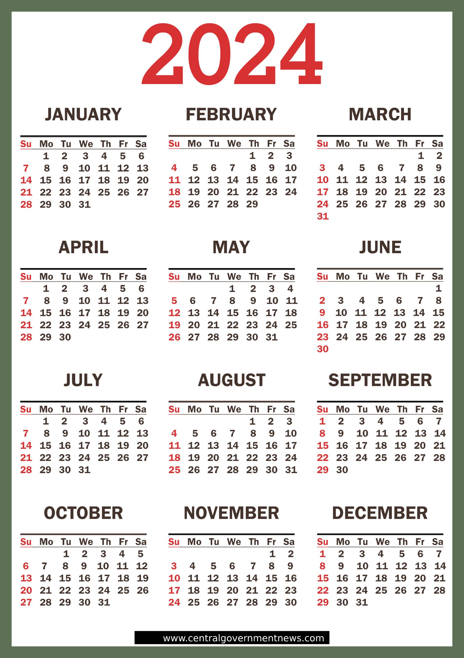 central-government-holiday-calendar-in-india-2024-central-government-employees-news