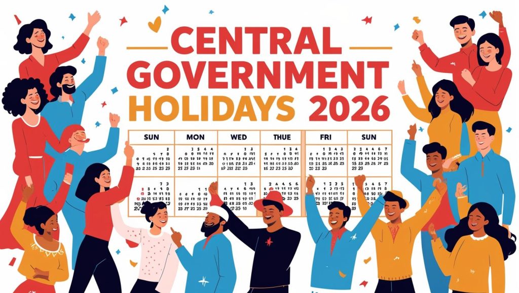 Central Government Holidays 2026